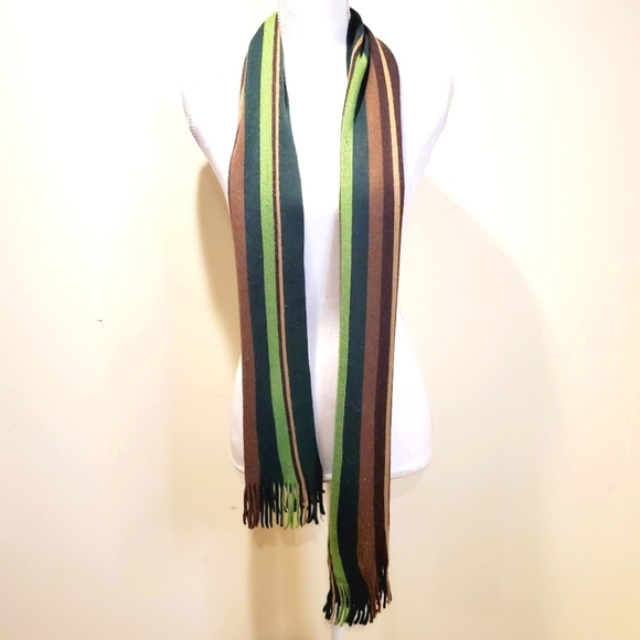 Multicolor  Unisex Fringe Scarf 100% acrylic - Picture 1 of 5